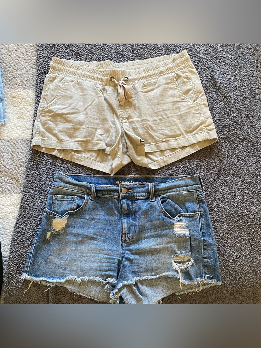 Jean and linen style shorts bundle